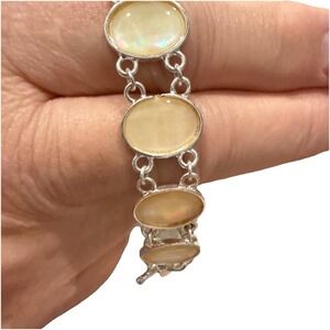 Worthington  Silver-Tone Simulated Quartz Adjustable Bracelet Toggle New